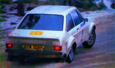 Hannu Mikkola - Arne Hertz
30º International Swedish Rally 1980. Ford Escort RS 1800 MKII (STW  129R). Clasificado 4º.

Del 15 al 17 de Febrero, Stockholm, Karlstad, Suecia.
Superficie: nieve - hielo.

El Rally constaba de 413.50 km cronometrados divididos en 3 etapas y 29 tramos especiales.

Tomaron la salida 146 equipos, finalizaron 79.@
Palabras clave: Ford;Escort;MKII;Suecia;1980;Nieve