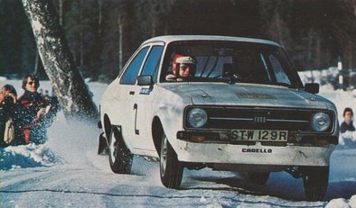 Hannu Mikkola - Arne Hertz
30º International Swedish Rally 1980. Ford Escort RS 1800 MKII (STW  129R). Clasificado 4º.

Del 15 al 17 de Febrero, Stockholm, Karlstad, Suecia.
Superficie: nieve - hielo.

El Rally constaba de 413.50 km cronometrados divididos en 3 etapas y 29 tramos especiales.

Tomaron la salida 146 equipos, finalizaron 79.@
Palabras clave: Ford;Escort;MKII;Suecia;1980;Nieve