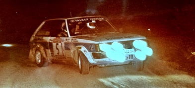 Guy Fréquelin - Jean Todt
22º Rally Sanremo 1980. Talbot Sunbeam Lotus (NVC 444W). Clasificado 4º.

Del 6 al 11 de Octubre, Sanremo, Imperia, Liguria, Italia.
Superficie: asfalto - tierra.

El Rally tenia un total de 2868 km de los que 821 km divididos en 51 tramos eran especiales, (2 de ellas fueron canceladas SS7 y SS8).

Se inscribieron 88 equipos, tomaron la salida 77, finalizaron 19.@
Palabras clave: ;Talbot;Lotus;Sunbeam;Sanremo;1980