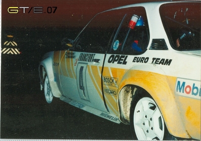 Anders Kulläng - Bruno Berglund
48º Rallye Automobile de Monte-Carlo 1980. Opel Ascona 400 (GG-CD 339). Clasificado 4º.

Del 19 al 25 de Enero, Monte-Carlo.
Superficie: asfalto - nieve.

El Rally tenia un total de 3063.30 km de los que 695.30 km divididos en 33 tramos eran especiales, (4 de ellas fueron canceladas SS17 Pont du Fosse - Romette de 21 Km, SS20 Col du Corobin de 15 Km, SS32 Pont des Miolans - St Auban 2 de 24 Km y SS33 Roquesteron - Boyon 3 de 18 Km).

Se inscribieron 255 equipos, tomaron la salida 237, finalizaron 88.@
Palabras clave: ;Opel;Ascona;Montecarlo;1980