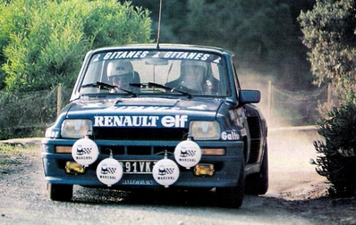 Bruno Saby - Christian Gilbert (Tilber)
24º Tour de Corse - Rallye de France 1980. Renault 5 Turbo (Gr4), Clasificado 4º.

Del 24 al 25 de Octubre, Ajaccio, Córcega, Francia.
Superficie: asfalto.

El Rally tenia un total de 1603 km de los que 1128 km divididos en 18 tramos eran especiales.

Kilómetros de algunos tramos:
SS2 Acqua d'Oria - Bicchisano de 69.10 km
SS5 Liamone - Suaricchio de 83.70 km
SS6 Santa Maria - Abbazia de 114.20 km
SS8 Aullene de 81.80 km
SS9 Muracciole - Pont St Laurent de 84.20 km
SS11 Barchetta - Ponte Nuovo de 80.10 km
SS12 Moltifao - Montegrosso de 78.80 km
SS13 Calvi - Marignana de 95.30 km
SS14 St Roch - Suariccio de 78.40 km
SS17 Quenza - Santa Giulia de 86.50 km
SS18 Calvese - Agosta de 58.80 km

Se inscribieron 133, tomaron la salida 122, finalizaron 16.

© Morelli-Bertier
@
Palabras clave: ;Christian_Gilbert;Renault;Turbo;Corcega;1981;Corse