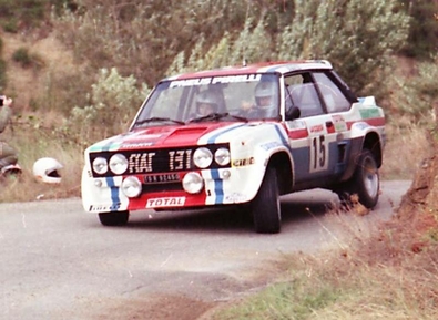 Michèle Mouton - Annie Arrii
24º Tour de Corse - Rallye de France 1980. Fiat 131 Abarth (TO R 92450). Clasificada 5º.

Del 24 al 25 de Octubre, Ajaccio, Córcega, Francia.
Superficie: asfalto.

El Rally tenia un total de 1603 km de los que 1128 km divididos en 18 tramos eran especiales.

Kilómetros de algunos tramos:
SS2 Acqua d'Oria - Bicchisano de 69.10 km
SS5 Liamone - Suaricchio de 83.70 km
SS6 Santa Maria - Abbazia de 114.20 km
SS8 Aullene de 81.80 km
SS9 Muracciole - Pont St Laurent de 84.20 km
SS11 Barchetta - Ponte Nuovo de 80.10 km
SS12 Moltifao - Montegrosso de 78.80 km
SS13 Calvi - Marignana de 95.30 km
SS14 St Roch - Suariccio de 78.40 km
SS17 Quenza - Santa Giulia de 86.50 km
SS18 Calvese - Agosta de 58.80 km

Se inscribieron 133, tomaron la salida 122, finalizaron 16.
@
Palabras clave: Michele_Mouton;Fiat;Abarth;Corcega;1980;Corse