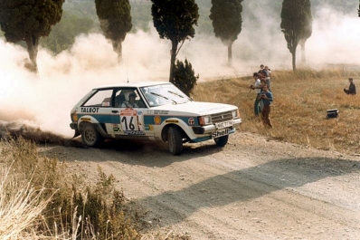 Henri Toivonen - Antero Lindqvist
22º Rally de San Remo 1980. Talbot Sunbeam Lotus (NVC 777W). Clasificado 5º.

Del 6 al 11 de Octubre, Sanremo, Imperia, Liguria, Italia.
Superficie: asfalto - tierra.

El Rally tenia un total de 2868 km de los que 821 km divididos en 51 tramos eran especiales, (2 de ellas fueron canceladas SS7 y SS8).

Se inscribieron 88 equipos, tomaron la salida 77, finalizaron 19.@
Palabras clave: Henri_Toivonen;Talbot;Sunbeam;Lotus;Sanremo;1980
