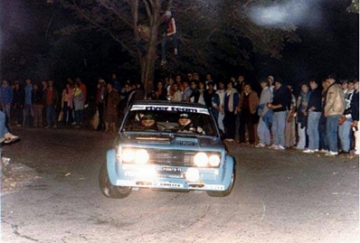 Attilio Bettega - Arnaldo Bernacchini
22º Rally Sanremo 1980. Fiat 131 Abarth (TO P35975). Clasificado 6º.

Del 6 al 11 de Octubre, Sanremo, Imperia, Liguria, Italia.
Superficie: asfalto - tierra.

El Rally tenia un total de 2868 km de los que 821 km divididos en 51 tramos eran especiales, (2 de ellas fueron canceladas SS7 y SS8).

Se inscribieron 88 equipos, tomaron la salida 77, finalizaron 19.@
Palabras clave: Fiat;Abarth;Sanremo;1980