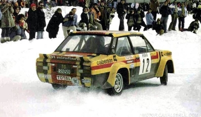 Michèle Mouton - Annie Arrii
48º Rallye Automobile de Monte-Carlo 1980. Fiat 131 Abarth (TO R92450). Clasificada 7ª y 1ª en Copa de Damas.

Del 19 al 25 de Enero, Monte-Carlo.
Superficie: asfalto - nieve.

El Rally tenia un total de 3063.30 km de los que 695.30 km divididos en 33 tramos eran especiales (4 de ellas fueron canceladas SS17 Pont du Fosse - Romette de 21 Km, SS20 Col du Corobin de 15 Km, SS32 Pont des Miolans - St Auban 2 de 24 Km y SS33 Roquesteron - Boyon 3 de 18 Km).

Se inscribieron 255 equipos, tomaron la salida 237, finalizaron 88.@
Palabras clave: Michele_Mouton;Montecarlo;Fiat;Abarth;1980;nieve;Mujeres;Womens