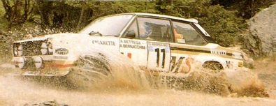 Attilio Bettega - Arnaldo Bernacchini
27º Acropolis Rally 1980. Fiat 131 Abarth (TO-P35975). Clasificado 8º.

Del 26 al 29 de Mayo, Atenas, Grecia.
Superficie: tierra.

El Rally tenia un total de 2743.86 km de los que 964 km divididos en 56 tramos eran especiales, (una de ellas fue cancelada SS55 Railway de 9,20 Km).

Se inscribieron 154 equipos, tomaron la salida 148, finalizaron 37.@
Palabras clave: ;Fiat;Abarth;Acropolis;Grecia;1980
