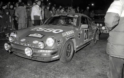 Alain Coppier - Josépha Laloz
48º Rallye Automobile de Monte-Carlo 1980. Porsche 911 SC (6905 RQ 34). Clasificado 9º.
Con el mismo tiempo de Salvador Servià - Alex Brustenga con Ford Fiesta 1600S (B-8267-DX).

Del 19 al 25 de Enero, Monte-Carlo.
Superficie: asfalto - nieve.

El Rally tenia un total de 3063.30 km de los que 695.30 km divididos en 33 tramos eran especiales, (4 de ellas fueron canceladas SS17 Pont du Fosse - Romette de 21 Km, SS20 Col du Corobin de 15 Km, SS32 Pont des Miolans - St Auban 2 de 24 Km y SS33 Roquesteron - Boyon 3 de 18 Km).

Se inscribieron 255 equipos, tomaron la salida 237, finalizaron 88.@
Palabras clave: ;Porsche;Montecarlo;1980;parque_cerrado