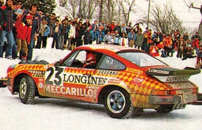 Claude Haldi - Bernard Sandoz
48º Rallye Automobile de Monte-Carlo 1980. Porsche 930 Turbo 3.3. Clasificado 23º.

Del 19 al 25 de Enero, Monte-Carlo.
Superficie: asfalto - nieve.

El Rally tenia un total de 3063.30 km de los que 695.30 km divididos en 33 tramos eran especiales (4 de ellas fueron canceladas SS17 Pont du Fosse - Romette de 21 Km, SS20 Col du Corobin de 15 Km, SS32 Pont des Miolans - St Auban 2 de 24 Km y SS33 Roquesteron - Boyon 3 de 18 Km).

Se inscribieron 255 equipos, tomaron la salida 237, finalizaron 88.@
Palabras clave: Porsche;Turbo;Montecarlo;1980;nieve