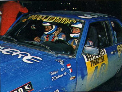 Auguste Turiani (Tchine) - Freddy Delorme
48º Rallye Automobile de Monte-Carlo 1980. Opel Ascona i2000. Clasificado 30º.

Del 19 al 25 de Enero, Monte-Carlo.
Superficie: asfalto - nieve.

El Rally tenia un total de 3063.30 km de los que 695.30 km divididos en 33 tramos eran especiales, (4 de ellas fueron canceladas SS17 Pont du Fosse - Romette de 21 Km, SS20 Col du Corobin de 15 Km, SS32 Pont des Miolans - St Auban 2 de 24 Km y SS33 Roquesteron - Boyon 3 de 18 Km).

Se inscribieron 255 equipos, tomaron la salida 237, finalizaron 88.@
Palabras clave: Opel;Ascona;Montecarlo;1980;Personajes