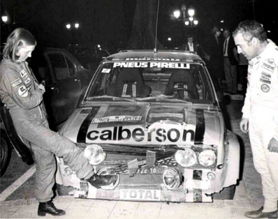 Jean-Claude Andruet - Biche Espinos
48º Rallye Automobile de Monte-Carlo 1980. Fiat 131 Abarth (TO-19729-R). Abandonó por accidente quedando clasificado 95º.

Del 19 al 25 de Enero, Monte-Carlo.
Superficie: asfalto - nieve.

El Rally tenia un total de 3063.30 km de los que 695.30 km divididos en 33 tramos eran especiales, (4 de ellas fueron canceladas SS17 Pont du Fosse - Romette de 21 Km, SS20 Col du Corobin de 15 Km, SS32 Pont des Miolans - St Auban 2 de 24 Km y SS33 Roquesteron - Boyon 3 de 18 Km).

Se inscribieron 255 equipos, tomaron la salida 237, finalizaron 88.@
Palabras clave: ;Michèle_Espinosi-Petit;Montecarlo;Fiat;Abarth;1980