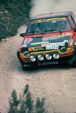 Vittadini - Renna
13º Rallye dell'Isola d'Elba 1980. Fiat Ritmo 75. Abandonó.

Del 17 al 19 de Abril, Portoferraio, Italia.
Superficie: asfalto - tierra.

Tomaron la salida 140 equipos, finalizaron 35.@
Palabras clave: Fiat;Elba;1980