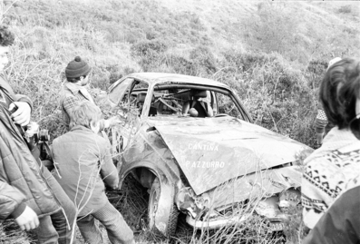Gamba - Bettini
13º Rallye dell'Isola d'Elba 1980. Opel Manta. Abandonó, estado en que quedo el coche.

Del 17 al 19 de Abril, Portoferraio, Italia.
Superficie: asfalto - tierra.

Tomaron la salida 140 equipos, finalizaron 35.@
Palabras clave: Opel;Elba;1980;Crash