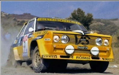 Markku Alén - Ilkka Kivimaki
22º Rallye San Remo 1980. Fiat 131 Abarth (PD 514333). Abandonó por motor en SS18 Martini Egal 2 de 11.70 Km.

Del 6 al 11 de Octubre, Sanremo, Imperia, Liguria, Italia.
Superficie: asfalto - tierra.
El Rally tenia un total de 2868.00 km de los que 821.00 km divididos en 51 tramos eran especiales, (2 de ellas fueron canceladas SS7 y SS8).
Se inscribieron 88 equipos, tomaron la salida 77, finalizaron 19.@
Palabras clave: Markku_Alen;Fiat;Abarth;Sanremo;1980