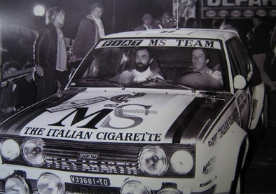 Attilio Bettega - Arnaldo Bernacchini
24º Tour de Corse 1980. Fiat 131 Abarth (TO V33681). Abandonó por accidente en SS11 Barchetta - Ponte Nuovo de 80,10 Km.

Del 24 al 25 de Octubre, Ajaccio, Córcega, Francia.
Superficie: asfalto.asphalt 1128.10 km

El Rally tenia un total de 1603 km de los que 1128.10 km divididos en 18 tramos eran especiales.

Kilómetros de algunos de los tramos:
SS2 Acqua d'Oria - Bicchisano de 69.10 km
SS5 Liamone - Suaricchio de 83.70 km
SS6 Santa Maria - Abbazia de 114.20 km
SS8 Aullene de 81.80 km
SS9 Muracciole - Pont St Laurent de 84.20 km
SS11 Barchetta - Ponte Nuovo de 80.10 km
SS12 Moltifao - Montegrosso de 78.80 km
SS13 Calvi - Marignana de 95.30 km
SS14 St Roch - Suariccio de 78.40 km
SS17 Quenza - Santa Giulia de 86.50 km
SS18 Calvese - Agosta de 58.80 km

Se inscribieron 133, tomaron la salida 122, finalizaron 16.
@
Palabras clave: ;Corse;Corcega;Fiat;Abarth;1980