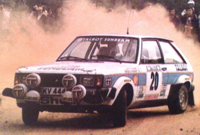 Henri Toivonen - Antero Lindqvist
14º Rallye de Portugal - Vinho do Porto 1980. Talbot Sunbeam Lotus (KKV 444V). Abandonó por eje trasero en SS25 Cabreira de 26,50 Km.

Del 4 al 9 de Marzo, Estoril, Portugal.
Superficie: asfalto - tierra.

El Rally tenia un total de 2641.4 km de los que 673.50 km divididos en 47 tramos eran especiales.

Tomaron la salida 101 equipos, finalizaron 16.@
Palabras clave: Henri_Toivonen;Talbot;Sunbeam;Lotus;Portugal;1980