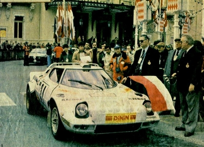 Francis Serpaggi - T. Casalonga
48º Rallye Automobile de Monte-Carlo 1980. Lancia Stratos HF. Abandonó, desconocemos el motivo y en que especial.

Del 19 al 25 de Enero, Monte-Carlo.
Superficie: asfalto - nieve.

El Rally tenia un total de 3063.30 km de los que 695.30 km divididos en 33 tramos eran especiales, (4 de ellas fueron canceladas SS17 Pont du Fosse - Romette de 21 Km, SS20 Col du Corobin de 15 Km, SS32 Pont des Miolans - St Auban 2 de 24 Km y SS33 Roquesteron - Boyon 3 de 18 Km).

Se inscribieron 255 equipos, tomaron la salida 237, finalizaron 88.@
Palabras clave: ;Lancia;Stratos;Montecarlo;1980