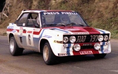 Jean-Claude Andruet - Biche Espinos "Biche"
24º Tour de Corse - Rallye de France 1980. Fiat 131 Abarth (TO-R19729). Abandonó por el árbol de levas en SS9 Muracciole - Pont St Laurent de 84,20 Km.

Del 24 al 25 de Octubre, Ajaccio, Córcega, Francia.
Superficie: asfalto.asphalt 1128.10 km

El Rally tenia un total de 1603 km de los que 1128.10 km divididos en 18 tramos eran especiales.

Kilómetros de algunos de los tramos:
SS2 Acqua d'Oria - Bicchisano de 69.10 km
SS5 Liamone - Suaricchio de 83.70 km
SS6 Santa Maria - Abbazia de 114.20 km
SS8 Aullene de 81.80 km
SS9 Muracciole - Pont St Laurent de 84.20 km
SS11 Barchetta - Ponte Nuovo de 80.10 km
SS12 Moltifao - Montegrosso de 78.80 km
SS13 Calvi - Marignana de 95.30 km
SS14 St Roch - Suariccio de 78.40 km
SS17 Quenza - Santa Giulia de 86.50 km
SS18 Calvese - Agosta de 58.80 km

Se inscribieron 133, tomaron la salida 122, finalizaron 16.
@
Palabras clave: Jean-Claude_Andruet;Fiat;Abarth;Corse;Corcega;1980