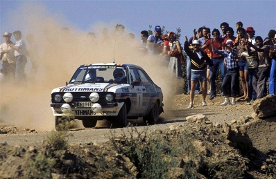 Ari Vatanen - David Richards
28º Acrópolis Rally 1981. Ford Escort RS1800 MKII (DKP 191T). Clasificado 1º.

Del 1 al 4 de Junio, Atenas - Piraeus, Grecia.
Superficie: tierra.

El Rally tenia un total de 2506 km de los que 995.59 km divididos en 57 tramos eran especiales, (2 de ellas fueron canceladas SS4 New Prodromos de 33 Km y SS35 Mandra de 7.90 Km).

Tomaron la salida 133 equipos, finalizaron 22.@
Palabras clave: ;Ford;Escort;RS1800;MKII;Grecia;Acropolis;1981;MKII
