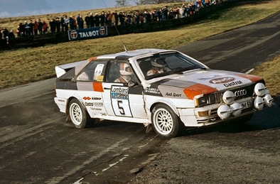 Hannu Mikkola - Arne Hertz
30º Lombard RAC Rally 1981. Audi Quattro (IN-NM 61). Clasificado 1º.

Del 22 al 24 de Noviembre, Chester, Cheshire, Inglaterra.
Superficie: asfalto - tierra.

El Rally tenia un total de 2720 km de los que 722 km divididos en 65 tramos eran especiales.

Se inscribieron 154 equipos, tomaron la salida 151, finalizaron 54.@
Palabras clave: ;Audi;Quattro;Gran_Bretaña;1981;RAC_Rally