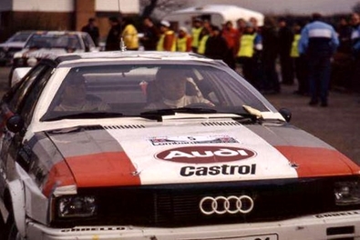 Hannu Mikkola - Arne Hertz
30º Lombard RAC Rally 1981. Audi Quattro (IN-NM 61). Clasificado 1º.

Del 22 al 24 de Noviembre, Chester, Cheshire, Inglaterra.
Superficie: asfalto - tierra.

El Rally tenia un total de 2720 km de los que 722 km divididos en 65 tramos eran especiales.

Se inscribieron 154 equipos, tomaron la salida 151, finalizaron 54.@
Palabras clave: ;Audi;Quattro;Gran_Bretaña;1981;RAC_Rally