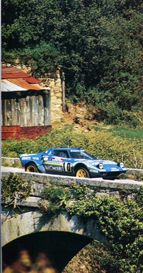 Bernard Darniche - Alain Mahé
25º Tour de Corse - Rallye de France 1981. Lancia Stratos HF (TO U62570). Clasificado 1º.
Team Chardonnet

Del 30 de Abril al 2 de Mayo, Ajaccio.
Superficie: asfalto.

El Rally tenia un total de 1613 km de los que 1144 km divididos en 24 tramos eran especiales.

Se inscribieron 126 equipos, tomaron la salida 120, finalizaron 42.@
Palabras clave: Lancia;Stratos;Corcega;Corse;1981