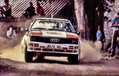 Michèle Mouton - Fabrizia Pons
23º Rally de Sanremo 1981. Audi Quattro (IN-NL 88). Clasificada 1ª.

Era la primera vez que una mujer ganaba una prueba del Mundial de Rallyes.... GRANDE MICHELE Y FABRIZIA !!!!

Del 5 y el 10 de Octubre, Sanremo, Italia.
Superficie: asfalto - tierra.

El Rally tenia un total de 2847 km de los que 751 km divididos en 61 tramos eran especiales, (2 de ellas fueron canceladas SS51 y SS56 San Romolo).

Tomaron la salida 63 equipos, finalizaron 27.
@
Palabras clave: Michele_Mouton;Audi;Quattro;Sanremo;1981;Mujeres;Womens