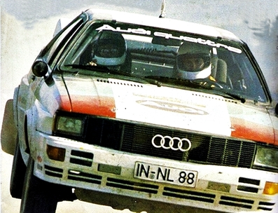 Michèle Mouton - Fabrizia Pons
23º Rally de Sanremo 1981. Audi Quattro (IN-NL 88). Clasificada 1ª.

Era la primera vez que una mujer ganaba una prueba del Mundial de Rallyes.... GRANDE MICHELE Y FABRIZIA !!!!

Del 5 y el 10 de Octubre, Sanremo, Italia.
Superficie: asfalto - tierra.

El Rally tenia un total de 2847 km de los que 751 km divididos en 61 tramos eran especiales, (2 de ellas fueron canceladas SS51 y SS56 San Romolo).

Tomaron la salida 63 equipos, finalizaron 27.
@
Palabras clave: Michele_Mouton;Audi;Quattro;Sanremo;1981;Mujeres;Womens