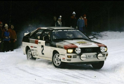 Hannu Mikkola - Arne Hertz
31º International Suecia Rally 1981. Audi Quattro (IN-NV 90). Clasificado 1º.

Dominaron el Rally desde el principio hasta el final. Hicieron el mejor tiempo "scrath" en las 25 especiales de las que constaba la prueba.

Del 13 al 15 de Febrero, Suecia.
Superficie: nieve - hielo.

El Rally tenia un total de 1368.00 km de los que 369.00 km divididos en 25 tramos eran especiales.

Tomaron la salida 116 equipos, finalizaron 73.@
Palabras clave: ;Audi;Quattro;nieve;Suecia;1981