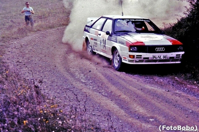 Michèle Mouton - Fabrizia Pons
23º Rally de Sanremo 1981. Audi Quattro (IN-NL 88). Clasificada 1ª.

Era la primera vez que una mujer ganaba una prueba del Mundial de Rallyes.... GRANDE MICHELE Y FABRIZIA !!!!

Del 5 y el 10 de Octubre, Sanremo, Italia.
Superficie: asfalto - tierra.

El Rally tenia un total de 2847 km de los que 751 km divididos en 61 tramos eran especiales, (2 de ellas fueron canceladas SS51 y SS56 San Romolo).

Tomaron la salida 63 equipos, finalizaron 27.

© Alberto Anam
@
Palabras clave: Michele_Mouton;Audi;Quattro;Sanremo;1981;Mujeres;Womens