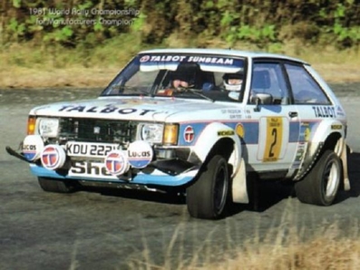 Guy Fréquelin - Jean Todt
3º Rally Codasur 1981. Talbot Sunbeam Lotus (KDU 222V). Clasificado 1º.

Del 18 al 23 de Julio, Buenos Aires, Tucuman, Argentina.
Superficie: tierra.

La prueba constaba de 4 etapas con 1346.60 km cronometrados divididos en 17 tramos cronometrados (1 de ellos fue cancelado SS1 La Pampa de 14.00 km).

Tomaron la salida 103 equipos, finalizaron 26.@
Palabras clave: ;Jean_Todt;Argentina;Talbot;Sunbeam;Lotus;1981