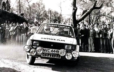 Henri Toivonen - Fred Gallagher
15º Rallye de Portugal Vinho do Porto 1981. Talbot Sunbeam Lotus (NVC 444W). Clasificado 2º.

Del 4 al 7 de Marzo, Estoril, Cascais, Lisboa, Portugal.
Superficie: asfalto - tierra.

El Rally tenia un total de 2571.00 km de los que 678.00 km divididos en 46 tramos eran especiales.

Se inscribieron 110 equipos, tomaron la salida 95, finalizaron 24.@
Palabras clave: Henri_Toivonen;Talbot;Sunbeam;Lotus;Portugal;1981
