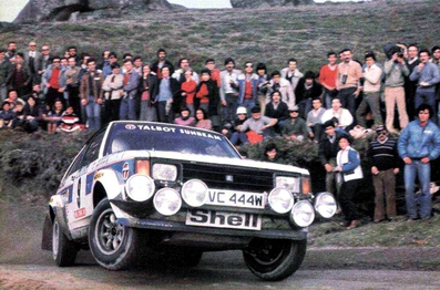 Henri Toivonen - Fred Gallagher
15º Rallye de Portugal Vinho do Porto 1981. Talbot Sunbeam Lotus (NVC 444W). Clasificado 2º.

Del 4 al 7 de Marzo, Estoril, Cascais, Lisboa, Portugal.
Superficie: asfalto - tierra.

El Rally tenia un total de 2571.00 km de los que 678.00 km divididos en 46 tramos eran especiales.

Se inscribieron 110 equipos, tomaron la salida 95, finalizaron 24.@
Palabras clave: Henri_Toivonen;Talbot;Sunbeam;Lotus;Portugal;1981