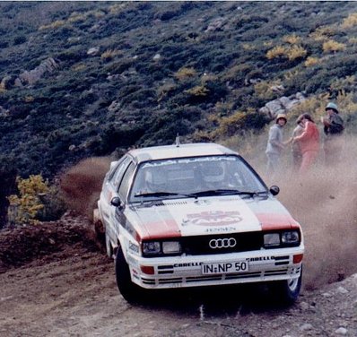 Michele Cinotto - Emilio Radaelli
14º Rallye dell'Isola d'Elba 1981.  Audi Quattro (IN-NP 50). Clasificado 2º.

Del 22 al 24 de Abril, Campo di Marina, Toscana, Livorno, Italia.
Superficie: asfalto - tierra.

Tomaron la salida 112 equipos, finalizaron 33.@
Palabras clave: Michele_Cinotto;Emilio_Radaelli;Elba;Audi;1981