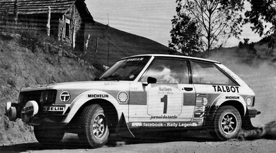 Guy Fréquelin - Jean Todt
3º Marlboro Rallyes do Brasil 1981. Talbot Sunbeam Lotus. Clasificado 2º.
Tomaron la salida 76 equipos, finalizaron 9.@
Palabras clave: ;Talbot;Sunbeam;Lotus;Brasil;1981