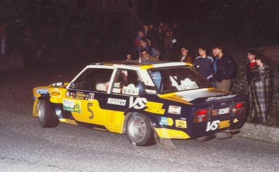 Antonio (Tonino) Tognana - Sergio Cresto
4º Rally della Lana - Trofeo Lana Gatto 1981. Fiat 131 Abarth (TO-V33681). Clasificado 3º.

Del 5 al 7 de Junio Biella.
Superficie: asfalto - tierra.

La prueba constaba de 2 etapas y 32 tramos cronometrados, desconocemos de cuantos kilómetros.

Tomaron la salida 118 equipos, finalizaron 31.@
Palabras clave: Sergio_Cresto;Fiat;Abarth;Lana;1981