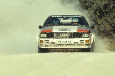 Hannu Mikkola - Arne Hertz
23º Rally de Sanremo 1981. Audi Quattro (IN-NM 61). Clasificado 4º.

Del 5 y el 10 de Octubre, Sanremo, Italia.
Superficie: asfalto - tierra.

El Rally tenia un total de 2847 km de los que 751 km divididos en 61 tramos eran especiales, (2 de ellas fueron canceladas SS51 y SS56 San Romolo).

Tomaron la salida 63 equipos, finalizaron 27.@
Palabras clave: ;Audi;Quattro;Sanremo;1981