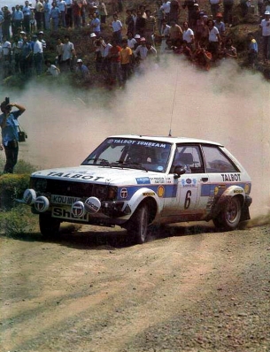 Guy Fréquelin - Jean Todt
28º Acropolis Rally 1981. Talbot Sunbeam Lotus (KDU 111V). Clasificado 4º.

Del 1 al 4 de Junio, Atenas - Piraeus, Grecia.
Superficie: tierra.

El Rally tenia un total de 2506 km de los que 995.59 km  divididos en 57 tramos eran especiales (2 de ellas fueron canceladas SS4 New Prodromos de 33 Km y SS35 Mandra de 7.90 Km).

Tomaron la salida 133 equipos, finalizaron 22.@
Palabras clave: ;Jean_Todt;Talbot;Sunbeam;Lotus;Acropolis;Grecia;1981