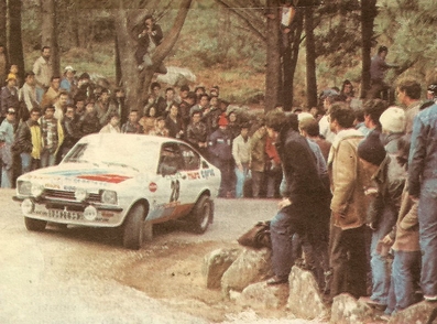 Joaquim Moutinho da Silva Santos - Francisco Pina de Morais
15º Rallye de Portugal - Vinho do Porto 1981. Opel Kadett GT/E (9082 EB 93). Clasificado 9º.
Team Miura / Ciprac

Del 4 al 7 de Marzo, Estoril, Cascais, Lisboa, Portugal.
Superficie: asfalto - tierra.

El Rally tenia un total de 2571.00 km de los que 678.00 km divididos en 46 tramos eran especiales.

Se inscribieron 110 equipos, tomaron la salida 95, finalizaron 24.@
Palabras clave: Opel;Kadett;GT/E;Portugal;1981