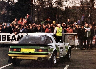 Rod Millen - Bryan Harris
30º Lombard RAC Rally 1981. Mazda RX-7 (UKL 970X). Clasificado 11º.

Del 22 al 24 de Noviembre, Chester, Cheshire, Inglaterra.
Superficie: asfalto - tierra.

El Rally tenia un total de 2720 km de los que 722 km divididos en 65 tramos eran especiales.

Se inscribieron 154 equipos, tomaron la salida 151, finalizaron 54.@
Palabras clave: Mazda;Gran_Bretaña;1981;RAC_Rally