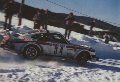 Guillaume Sanson - Ch. Mazloumian
49º Rallye Automobile deMonte-Carlo 1981. Porsche 911 SC (8775 RE 80). Clasificado 12º.

Del 24 al 30 de Enero, Monte-Carlo.
Superficie: asfalto - nieve.

El Rally tenia un total de 3930.00 km de los que 750.00 km divididos en 32 tramos eran especiales.

Se inscribieron 274 equipos, tomaron la salida 263, finalizaron 133.@
Palabras clave: Guillaume_Sanson;Ch-Mazloumian;Montecarlo;porsche;SC;1981;nieve