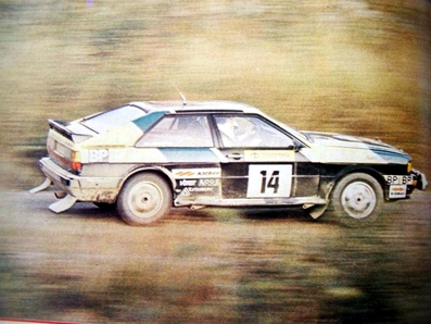 Michèle Mouton - Fabrizia Pons
31º 1000 Lakes Rally 1981. Audi Quattro (IN-NV 66). Clasificada 13º.

Del 28 al 30 de Agosto, Jyväskylä, Finlandia.
Superficie: tierra - grava.

El Rally tenia un total de 1418.89 km de los que 453.09 km divididos en 48 tramos eran especiales, (2 de ellas fueron canceladas SS11 y SS37 Ristijarvi de 13.20 Km).

Se inscribieron 152 equipos, tomaron la salida 146, finalizaron 66.@
Palabras clave: Michele_Mouton;Audi;Quattro;Finlandia;Mujeres;1981;Womens