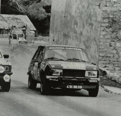 François Albertini - Vincensini
25º Tour de Corse - Rallye de France 1981. Peugeot 104. Clasificado 23º.

Del 30 de Abril al 2 de Mayo, Ajaccio.
Superficie: asfalto.

El Rally tenia un total de 1613 km de los que 1144 km divididos en 24 tramos eran especiales.

Se inscribieron 126 equipos, tomaron la salida 120, finalizaron 42.
Palabras clave: Peugeot;Corse;Corcega;1981