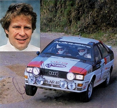 Hannu Mikkola - Arne Hertz
15º Rallye de Portugal - Vinho do Porto 1981. Audi Quattro (IN-NR 87). Abandonó por motor en SS25 Senhora da Graca de 40 Km.

Del 4 al 7 de Marzo, Estoril, Cascais, Lisboa, Portugal.
Superficie: asfalto - tierra.

El Rally tenia un total de 2571.00 km de los que 678.00 km divididos en 46 tramos eran especiales.

Se inscribieron 110 equipos, tomaron la salida 95, finalizaron 24.@
Palabras clave: ;Portugal;Audi;Quattro;1981
