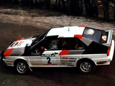 Hannu Mikkola - Arne Hertz
15º Rallye de Portugal - Vinho do Porto 1981. Audi Quattro (IN-NR 87). Abandonó por motor en SS25 Senhora da Graca de 40 Km.

Del 4 al 7 de Marzo, Estoril, Cascais, Lisboa, Portugal.
Superficie: asfalto - tierra.

El Rally tenia un total de 2571.00 km de los que 678.00 km divididos en 46 tramos eran especiales.

Se inscribieron 110 equipos, tomaron la salida 95, finalizaron 24.@
Palabras clave: ;Portugal;Audi;Quattro;1981