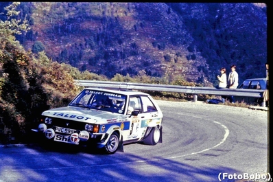 Guy Frequelin - Jean Todt
23º Rally de Sanremo 1981. Talbot Sunbeam Lotus (PVC 999W). Abandonó por motor en SS19 Fiamm A.

Del 5 al 10 de Octubre, Sanremo, Imperia, Liguria, Italia.
Superficie: asfalto - tierra.

El Rally tenia un total de 2792.00 km de los que 751.06 km divididos en 61 tramos eran especiales, (2 de ellas fueron canceladas SS51 Upega de 12.35 km y SS56 San Romolo de 34.95 km).

Tomaron la salida 63 equipos, finalizaron 27.

© Alberto Anam
@
Palabras clave: ;Talbot;Lotus;Sunbeam;Sanremo;1981