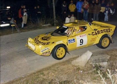 Eduardo Balcázar - Juan Martin
29º Rally Costa Brava 1981. Lancia Stratos HF (MI V32439). Abandonó por fuego en el coche.

Del 20 de Febrero al 22 de Febrero, Lloret de Mar, Girona, Catalunya, España.
Superficie: asfalto - tierra.

Tomaron la salida 76 equipos, finalizaron 15.@
Palabras clave: ;Lancia;Stratos;Costa_Brava;1981;España;Spain