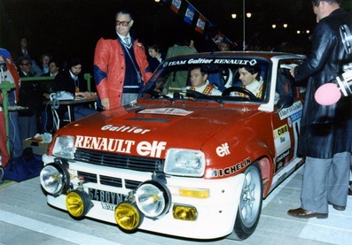 Bruno Saby - Daniel le Saux
25º Tour de Corse - Rallye de France 1981. Renault 5 Turbo (6480 VM 38). Abandonó por motor en SS2 Acqua Doria - Bicchisano de 68,90 Km.

Del 30 de Abril al 2 de Mayo, Ajaccio, Córcega, Francia.
Superficie: asfalto.

El Rally tenia un total de 1613.00 km de los que 1144.60 km divididos en 24 tramos, eran especiales.

Se inscribieron 126 equipos, tomaron la salida 120, finalizaron 42.@
Palabras clave: ;Renault;Turbo;Corse;Corcega;1981
