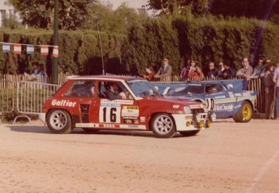 Bruno Saby - Daniel le Saux
25º Tour de Corse - Rallye de France 1981. Renault 5 Turbo (6480 VM 38). Abandonó por motor en SS2 Acqua Doria - Bicchisano de 68,90 Km.

Del 30 de Abril al 2 de Mayo, Ajaccio, Córcega, Francia.
Superficie: asfalto.

El Rally tenia un total de 1613.00 km de los que 1144.60 km divididos en 24 tramos, eran especiales.

Se inscribieron 126 equipos, tomaron la salida 120, finalizaron 42.@
Palabras clave: ;Renault;Turbo;Corse;Corcega;1981