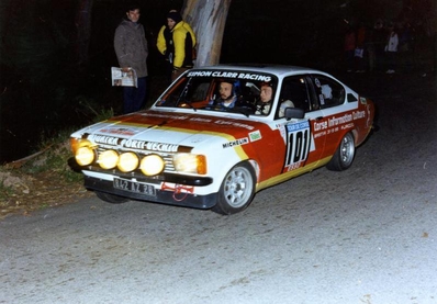 Ange-Paul Franceschi - Patrick Giudicelli
25º Tour de Corse - Rallye de France 1981. Opel Kadett GT/E. Abandonó, desconocemos el motivo y en que especial.

Del 30 de Abril al 2 de Mayo, Ajaccio.
Superficie: asfalto.

El Rally tenia un total de 1613 km de los que 1144.60 km divididos en 24 tramos eran especiales.

Se inscribieron 126 equipos, tomaron la salida 120, finalizaron 42.@
Palabras clave: Opel;Kadett;Corse;Corcega;1981