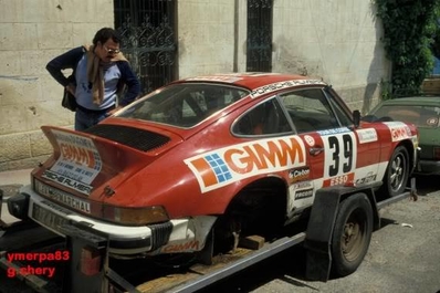 Jean-Claude Sola - Annie Pratesi
25º Tour de Corse - Rallye de France 1981. Porsche 911. Abandonó, desconocemos el motivo y en que especial.

Del 30 de Abril al 2 de Mayo, Ajaccio.
Superficie: asfalto.

El Rally tenia un total de 1613 km de los que 1144 km divididos en 24 tramos eran especiales.

Se inscribieron 126 equipos, tomaron la salida 120, finalizaron 42.
Palabras clave: Porsche;Corse;Corcega;1981